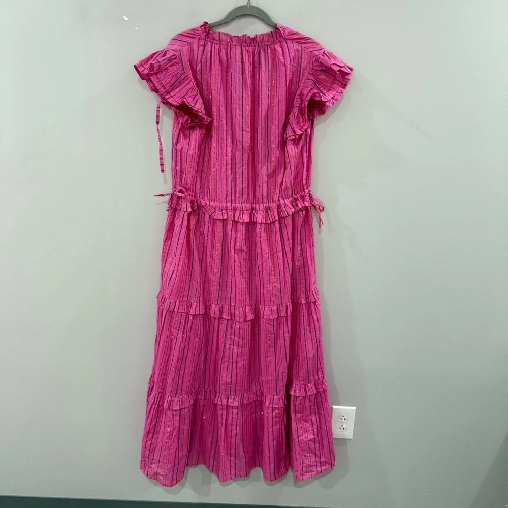 Victoria Dunn Pink and Purple Maxi Dress - Picture 6 of 7